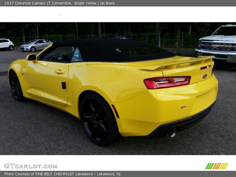 Bright Yellow / Jet Black 2017 Chevrolet Camaro LT Convertible