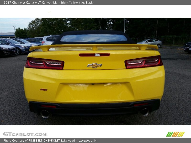 Bright Yellow / Jet Black 2017 Chevrolet Camaro LT Convertible