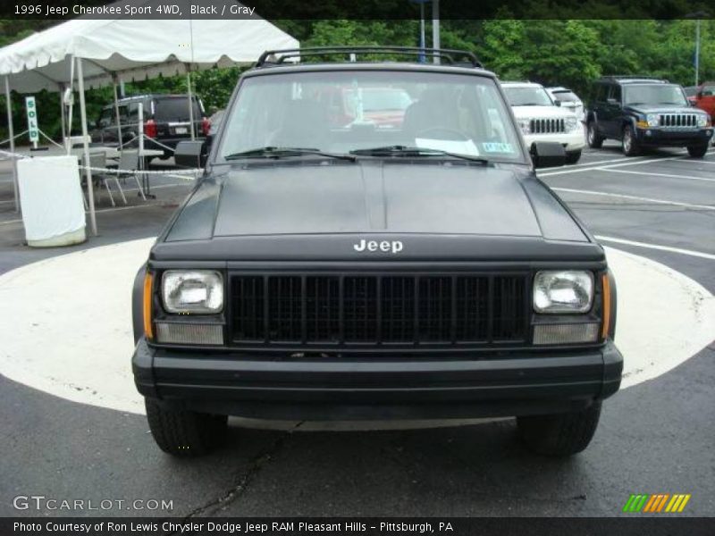Black / Gray 1996 Jeep Cherokee Sport 4WD