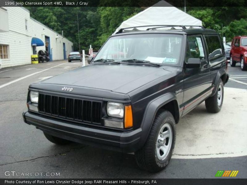 Black / Gray 1996 Jeep Cherokee Sport 4WD