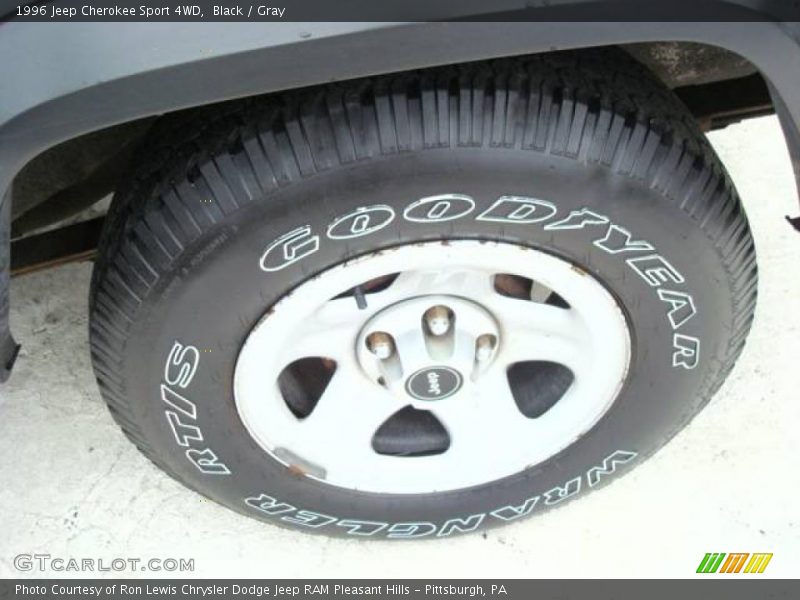 Black / Gray 1996 Jeep Cherokee Sport 4WD