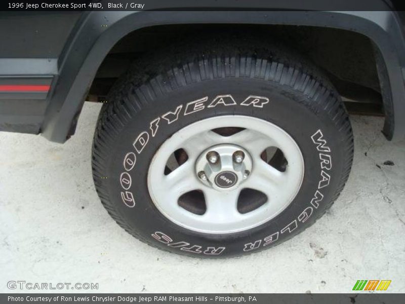 Black / Gray 1996 Jeep Cherokee Sport 4WD