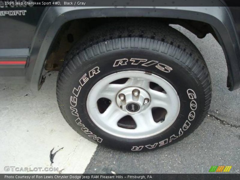 Black / Gray 1996 Jeep Cherokee Sport 4WD