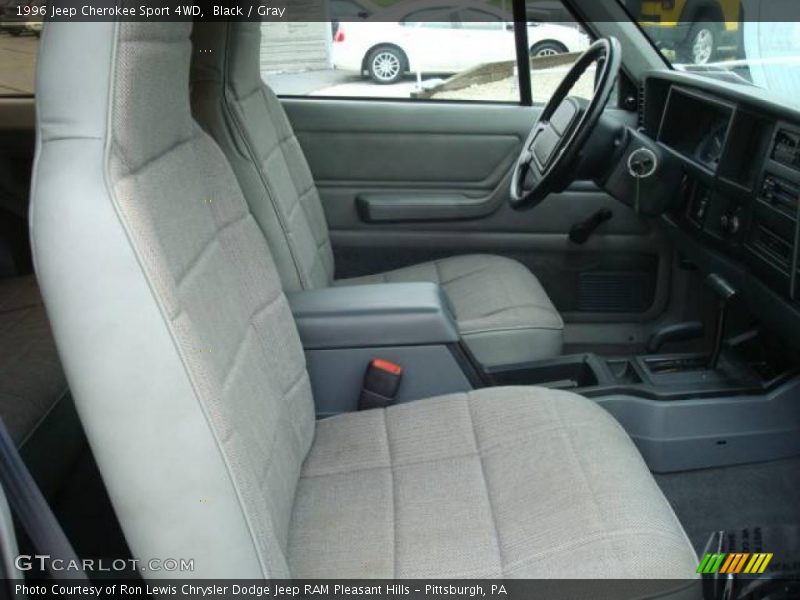 Black / Gray 1996 Jeep Cherokee Sport 4WD