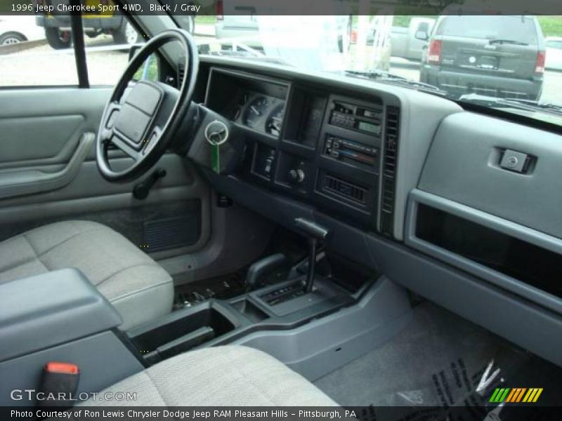 Black / Gray 1996 Jeep Cherokee Sport 4WD