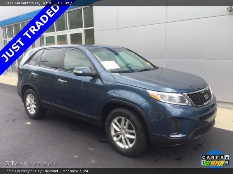 Wave Blue / Gray 2014 Kia Sorento LX