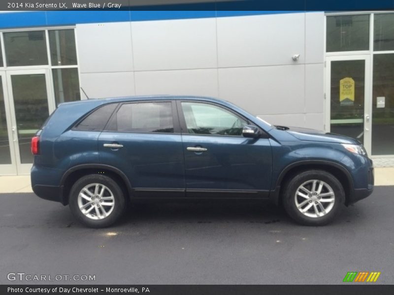 Wave Blue / Gray 2014 Kia Sorento LX