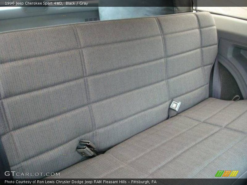 Black / Gray 1996 Jeep Cherokee Sport 4WD