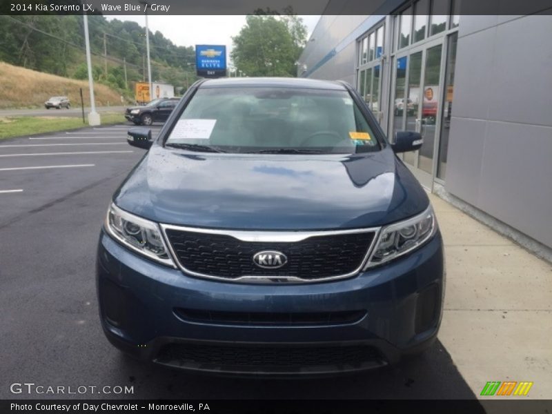 Wave Blue / Gray 2014 Kia Sorento LX
