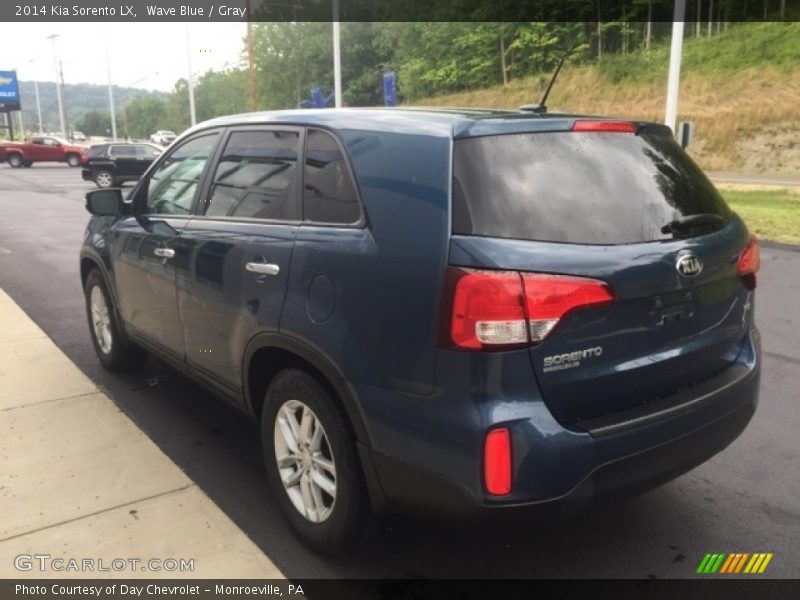 Wave Blue / Gray 2014 Kia Sorento LX