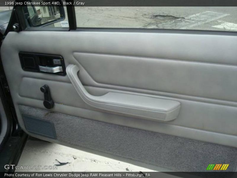 Black / Gray 1996 Jeep Cherokee Sport 4WD
