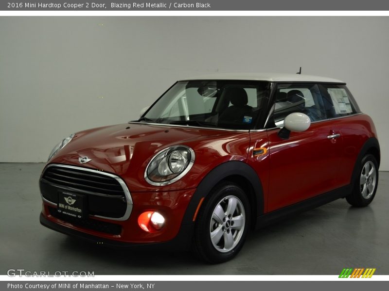 Blazing Red Metallic / Carbon Black 2016 Mini Hardtop Cooper 2 Door