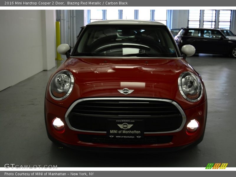 Blazing Red Metallic / Carbon Black 2016 Mini Hardtop Cooper 2 Door