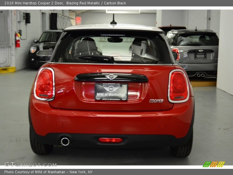 Blazing Red Metallic / Carbon Black 2016 Mini Hardtop Cooper 2 Door