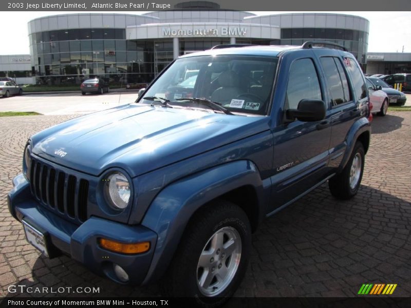 Atlantic Blue Pearl / Taupe 2003 Jeep Liberty Limited