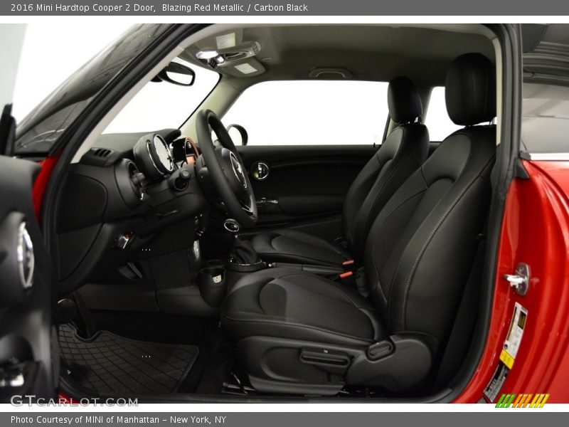Blazing Red Metallic / Carbon Black 2016 Mini Hardtop Cooper 2 Door