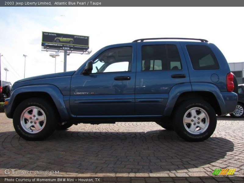 Atlantic Blue Pearl / Taupe 2003 Jeep Liberty Limited