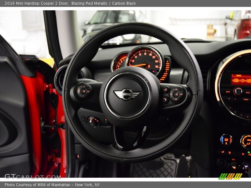 Blazing Red Metallic / Carbon Black 2016 Mini Hardtop Cooper 2 Door