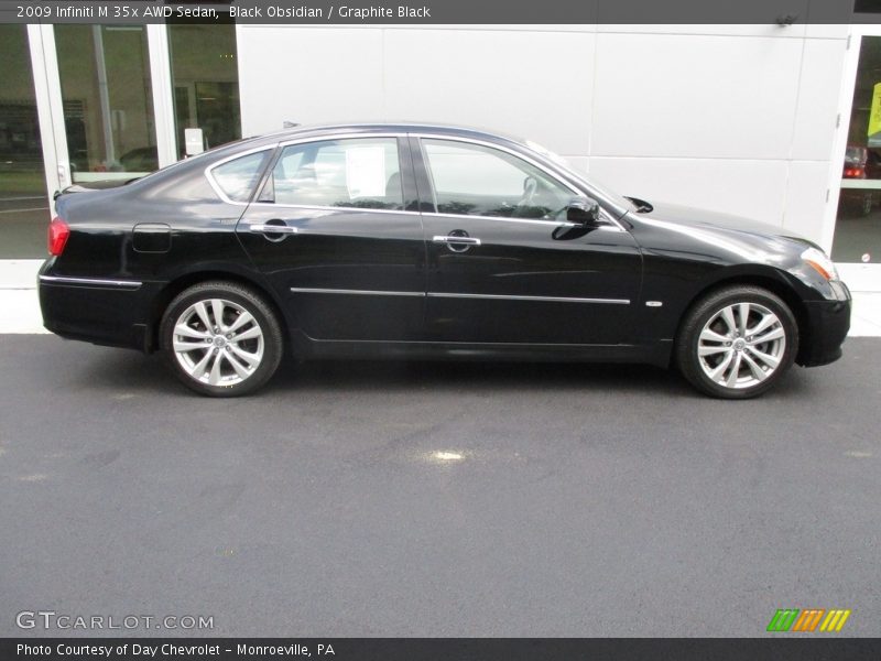 Black Obsidian / Graphite Black 2009 Infiniti M 35x AWD Sedan