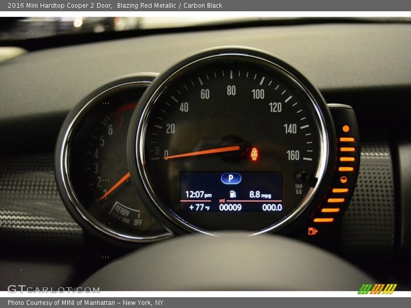 Blazing Red Metallic / Carbon Black 2016 Mini Hardtop Cooper 2 Door