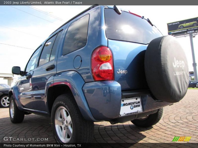 Atlantic Blue Pearl / Taupe 2003 Jeep Liberty Limited