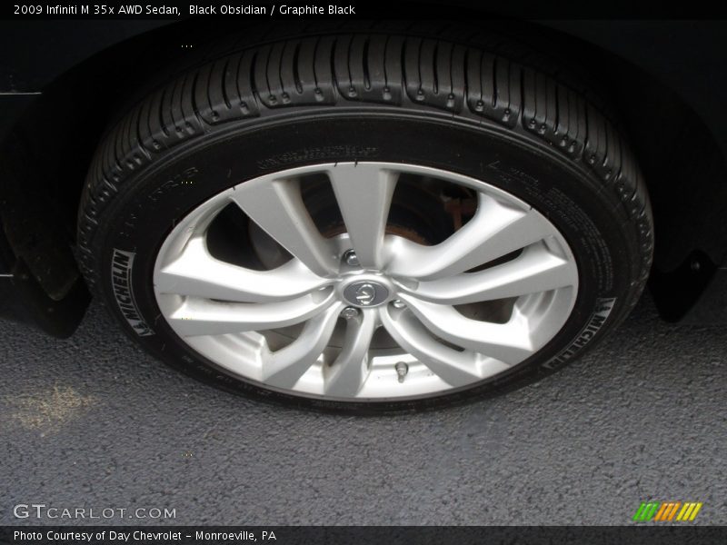 Black Obsidian / Graphite Black 2009 Infiniti M 35x AWD Sedan