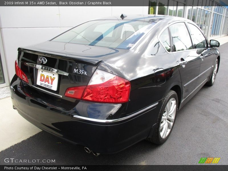 Black Obsidian / Graphite Black 2009 Infiniti M 35x AWD Sedan