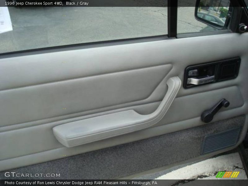 Black / Gray 1996 Jeep Cherokee Sport 4WD