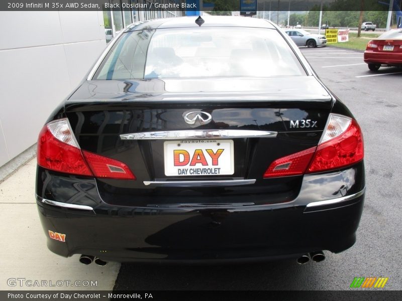 Black Obsidian / Graphite Black 2009 Infiniti M 35x AWD Sedan