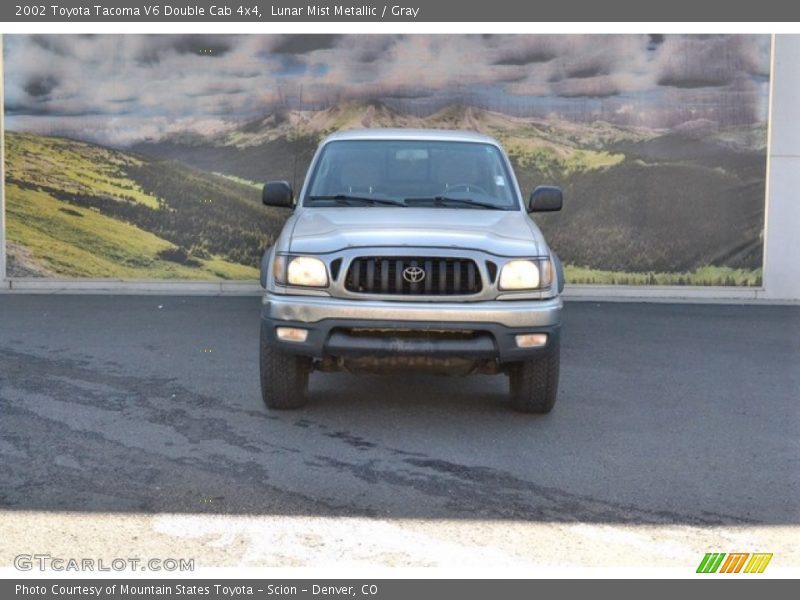 Lunar Mist Metallic / Gray 2002 Toyota Tacoma V6 Double Cab 4x4