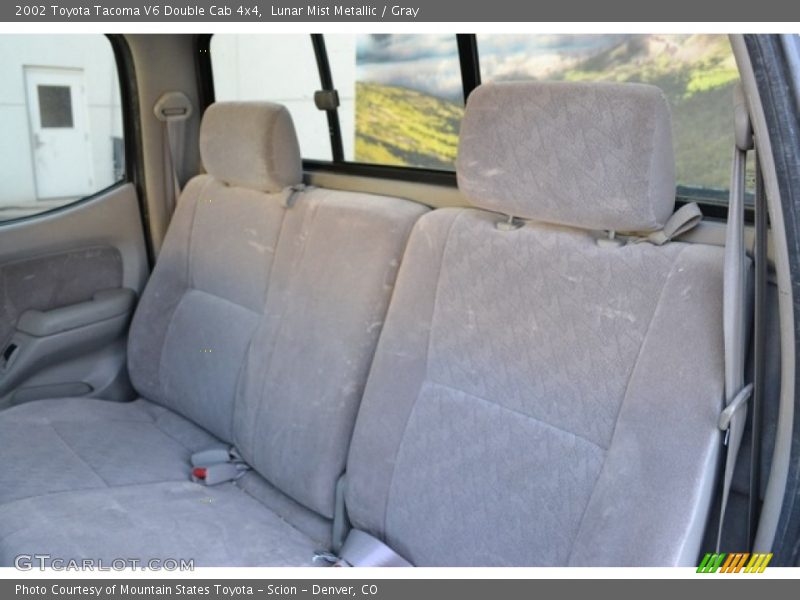 Lunar Mist Metallic / Gray 2002 Toyota Tacoma V6 Double Cab 4x4