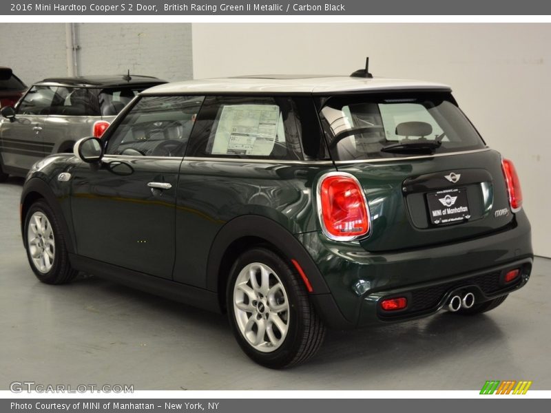 British Racing Green II Metallic / Carbon Black 2016 Mini Hardtop Cooper S 2 Door