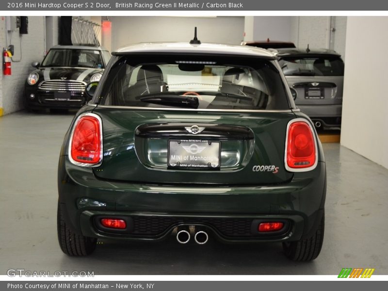British Racing Green II Metallic / Carbon Black 2016 Mini Hardtop Cooper S 2 Door
