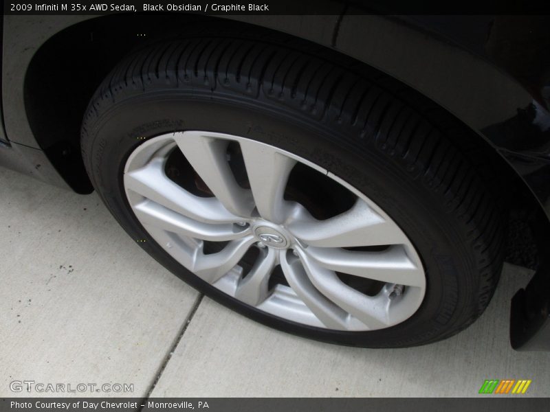Black Obsidian / Graphite Black 2009 Infiniti M 35x AWD Sedan