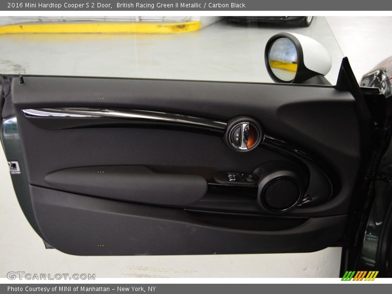 British Racing Green II Metallic / Carbon Black 2016 Mini Hardtop Cooper S 2 Door