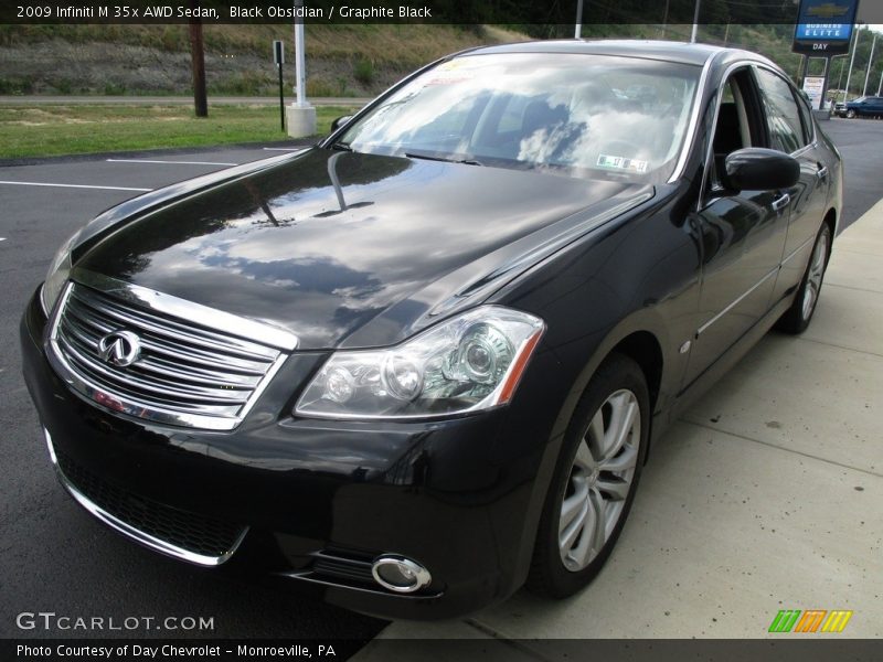 Black Obsidian / Graphite Black 2009 Infiniti M 35x AWD Sedan