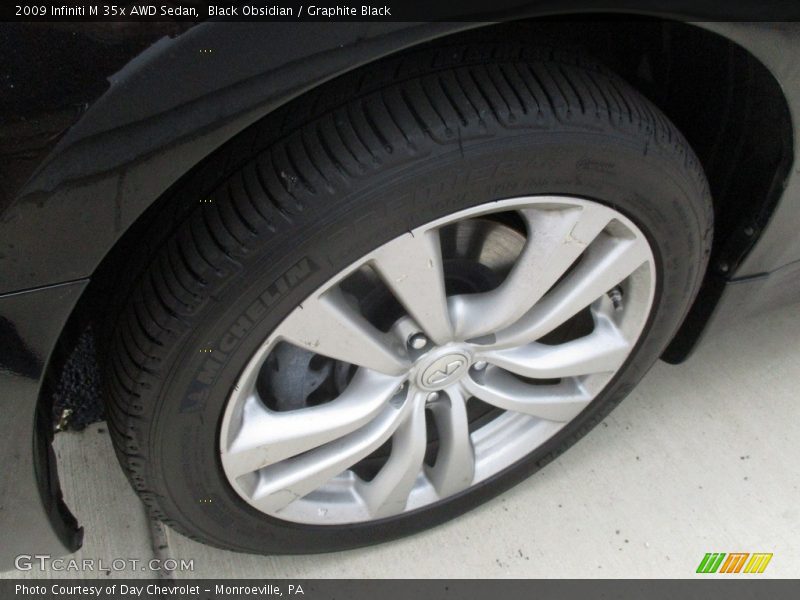 Black Obsidian / Graphite Black 2009 Infiniti M 35x AWD Sedan