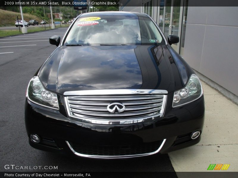 Black Obsidian / Graphite Black 2009 Infiniti M 35x AWD Sedan