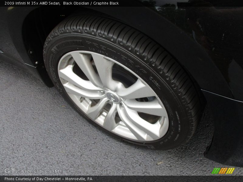 Black Obsidian / Graphite Black 2009 Infiniti M 35x AWD Sedan