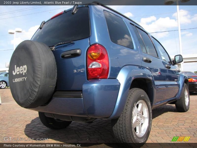 Atlantic Blue Pearl / Taupe 2003 Jeep Liberty Limited
