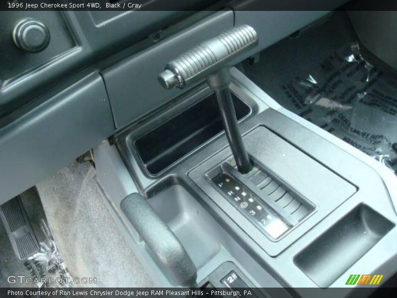 Black / Gray 1996 Jeep Cherokee Sport 4WD