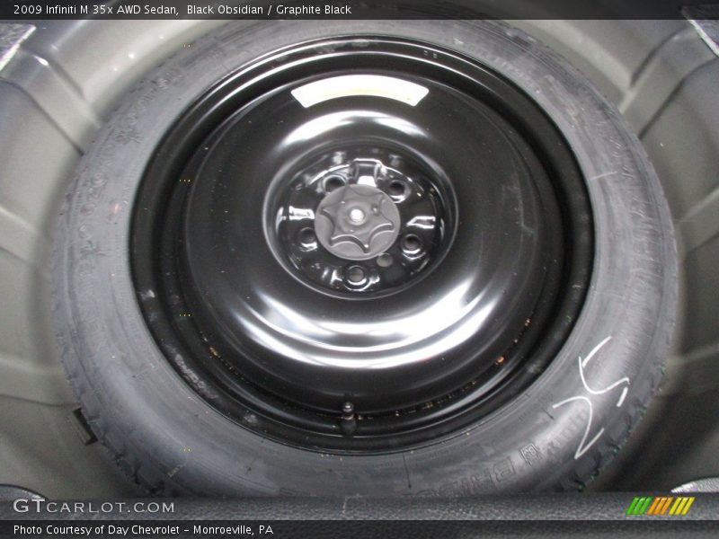 Black Obsidian / Graphite Black 2009 Infiniti M 35x AWD Sedan
