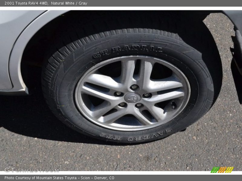Natural White / Gray 2001 Toyota RAV4 4WD