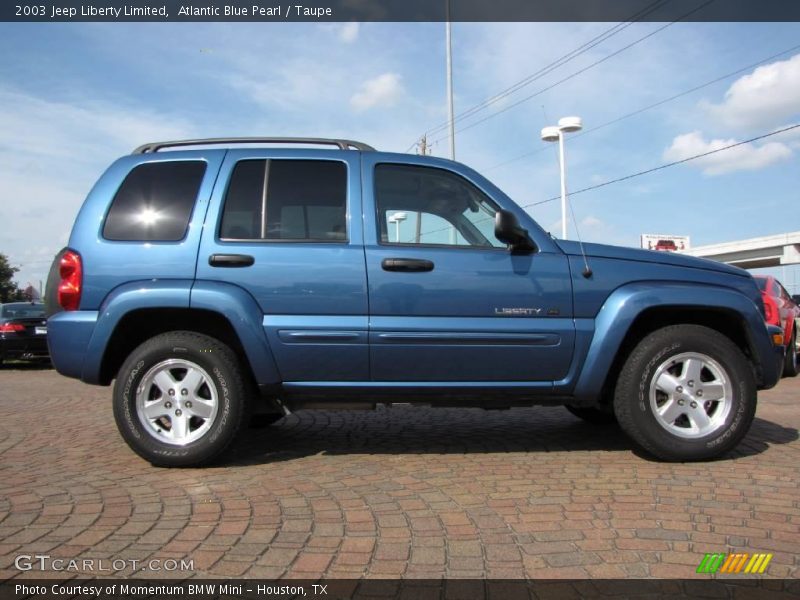 Atlantic Blue Pearl / Taupe 2003 Jeep Liberty Limited