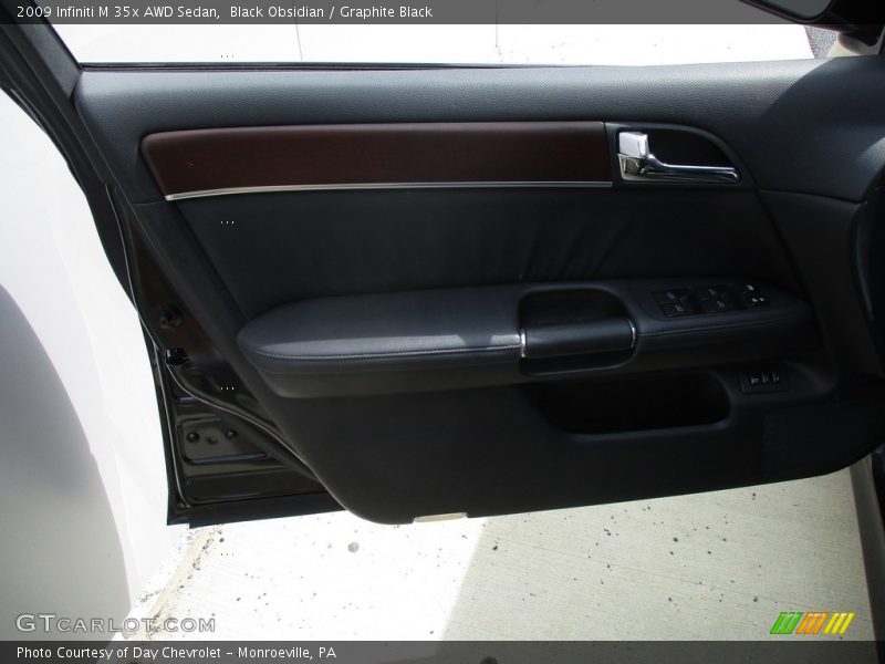 Black Obsidian / Graphite Black 2009 Infiniti M 35x AWD Sedan