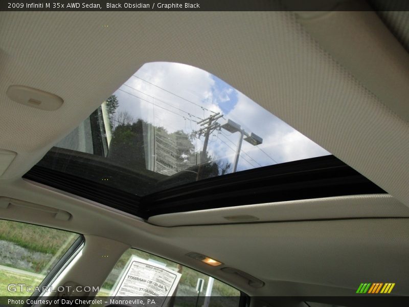 Black Obsidian / Graphite Black 2009 Infiniti M 35x AWD Sedan