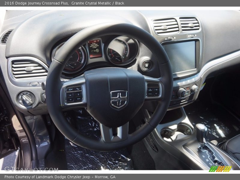 Granite Crystal Metallic / Black 2016 Dodge Journey Crossroad Plus