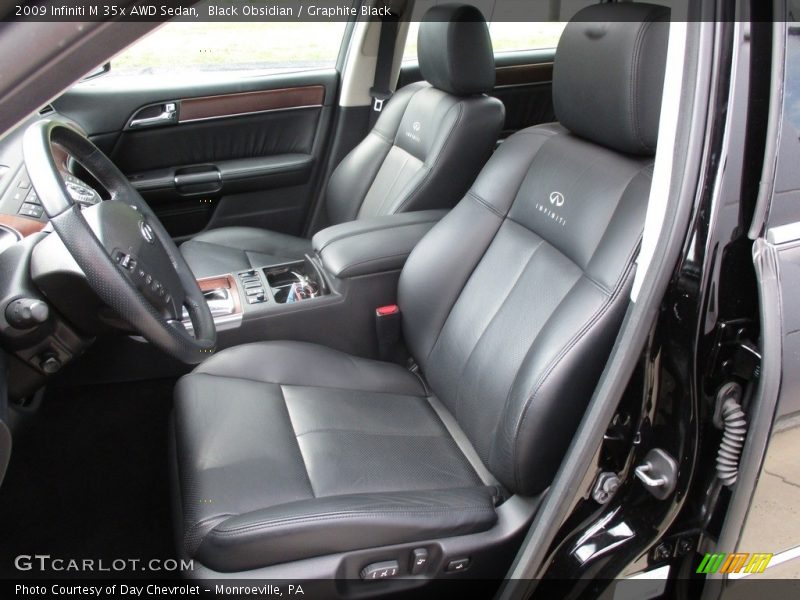 Black Obsidian / Graphite Black 2009 Infiniti M 35x AWD Sedan