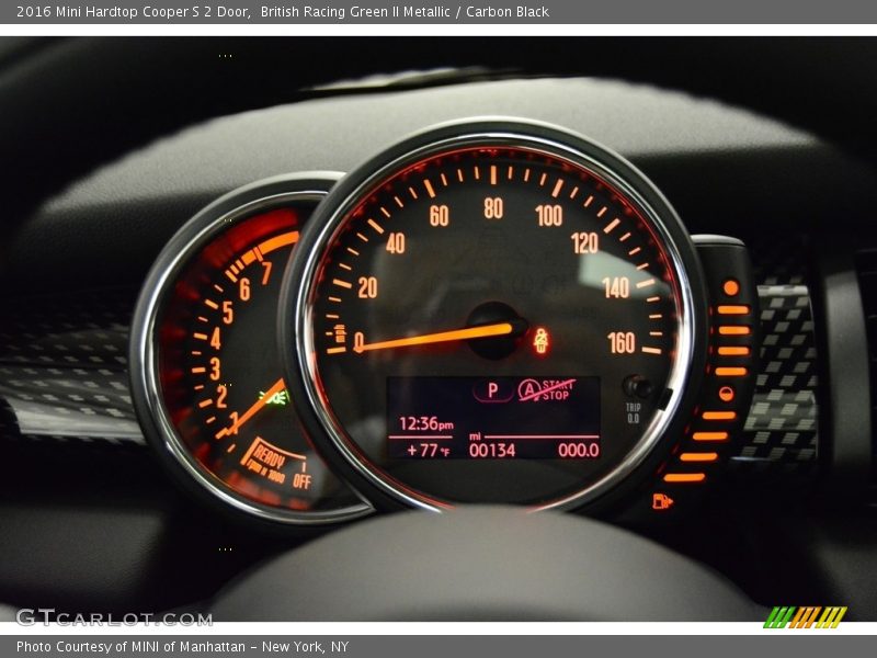 British Racing Green II Metallic / Carbon Black 2016 Mini Hardtop Cooper S 2 Door