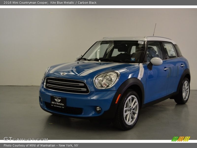 Kite Blue Metallic / Carbon Black 2016 Mini Countryman Cooper